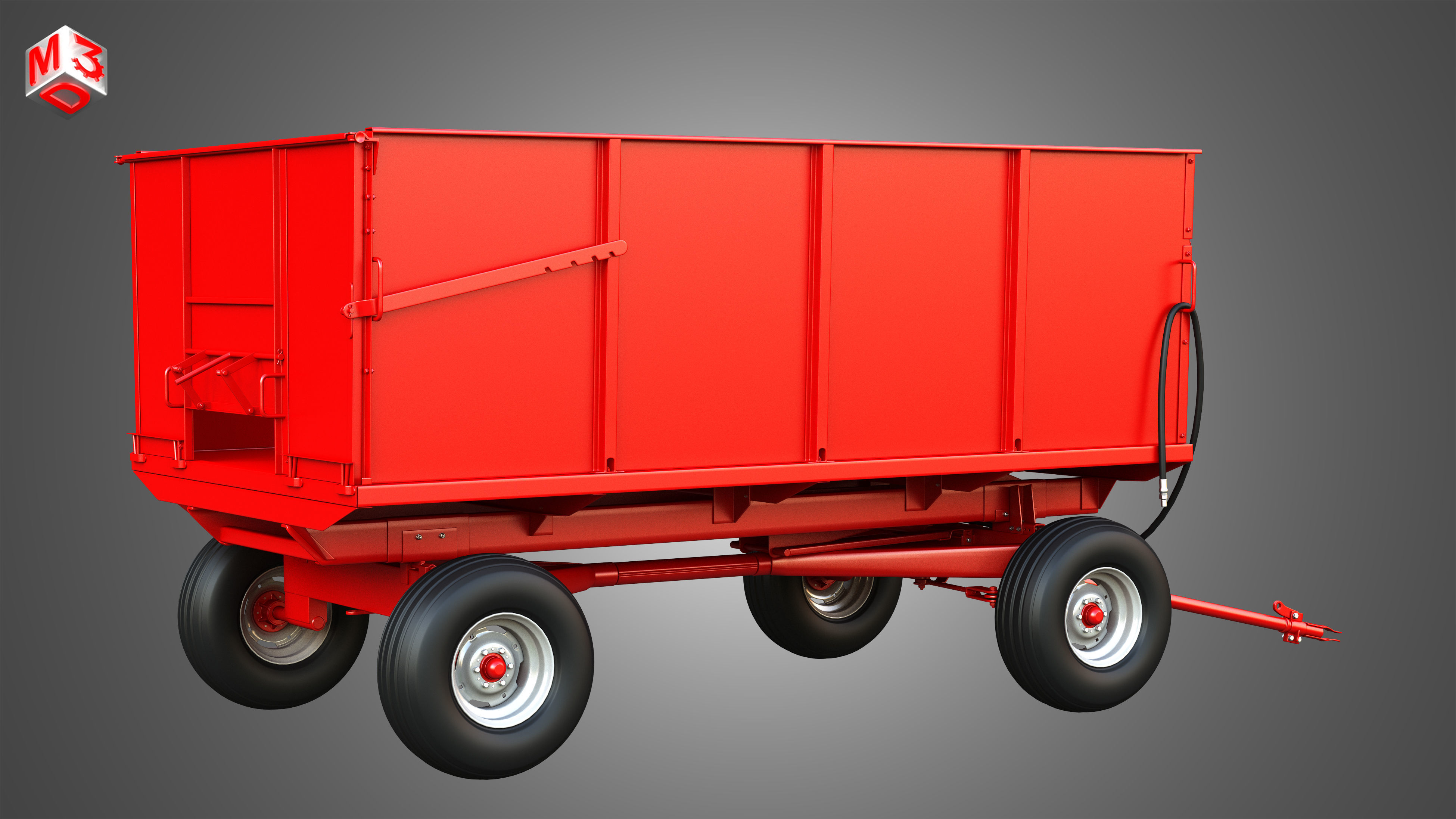 Stan-Hoist Grain - Forage Wagon 3D model_20