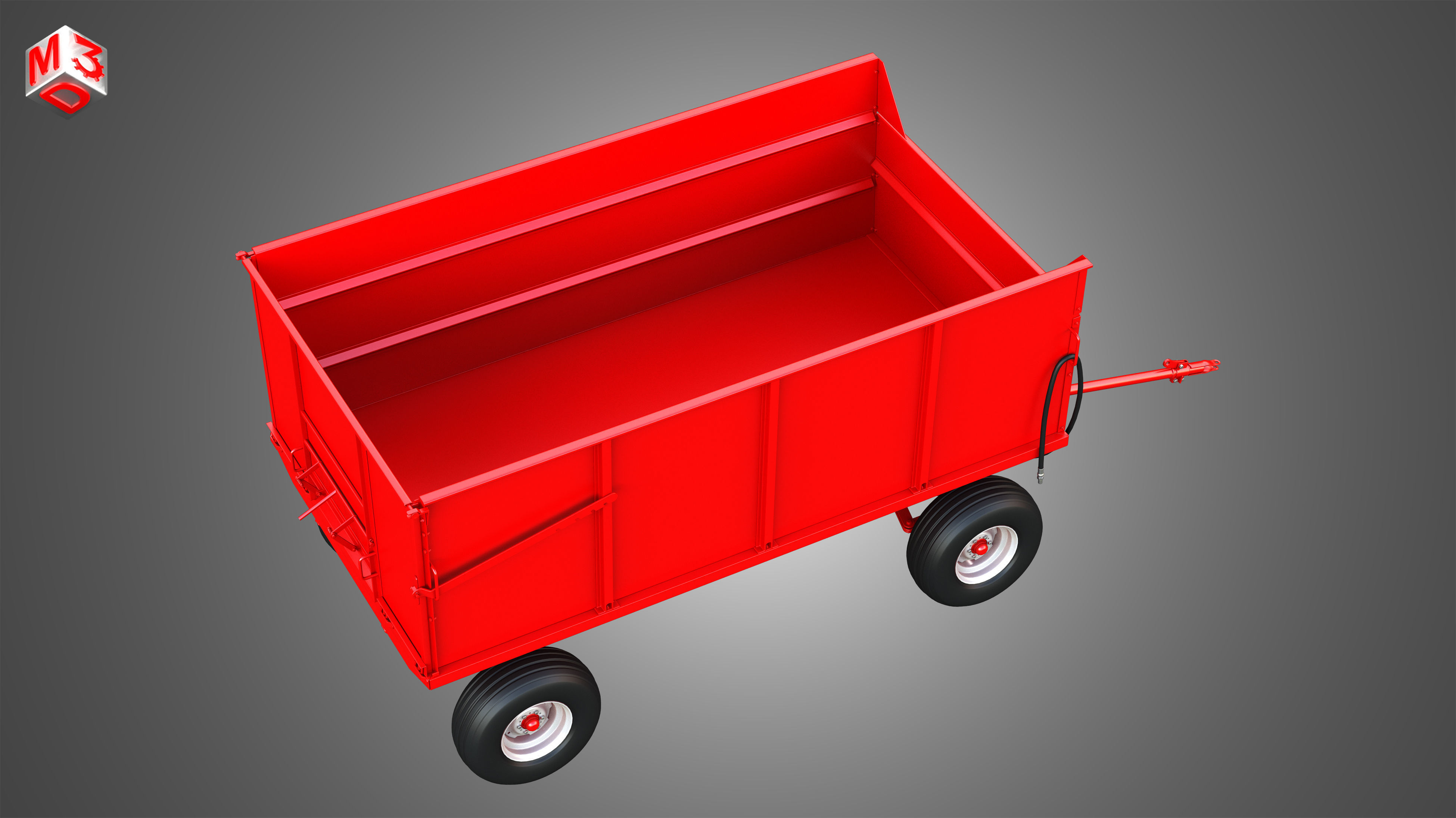 Stan-Hoist Grain - Forage Wagon 3D model_24
