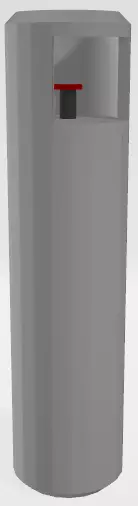 Lowpoly Large Gas Tank Free low-poly 3D model