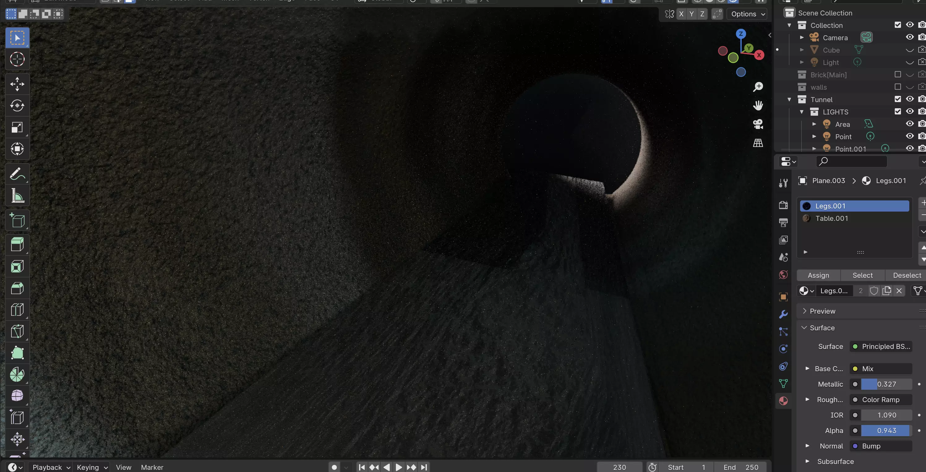 Tunnel 1 3D model_0