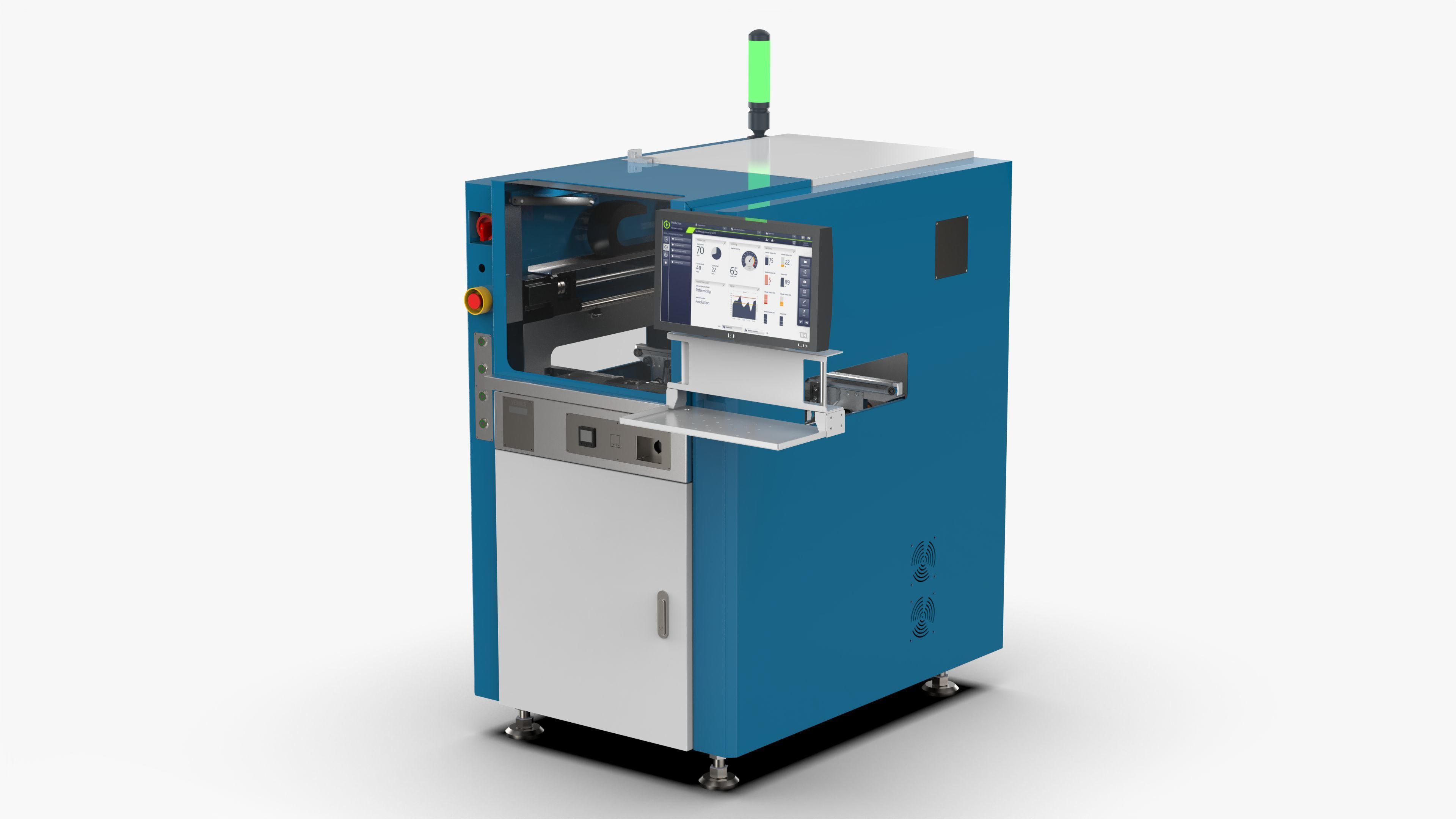 High-Speed Intelligent Dispensing Machine 3D model_3