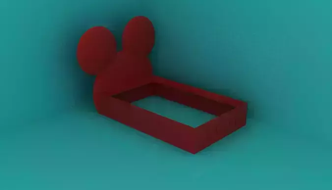 Bed for toy Free 3D print model