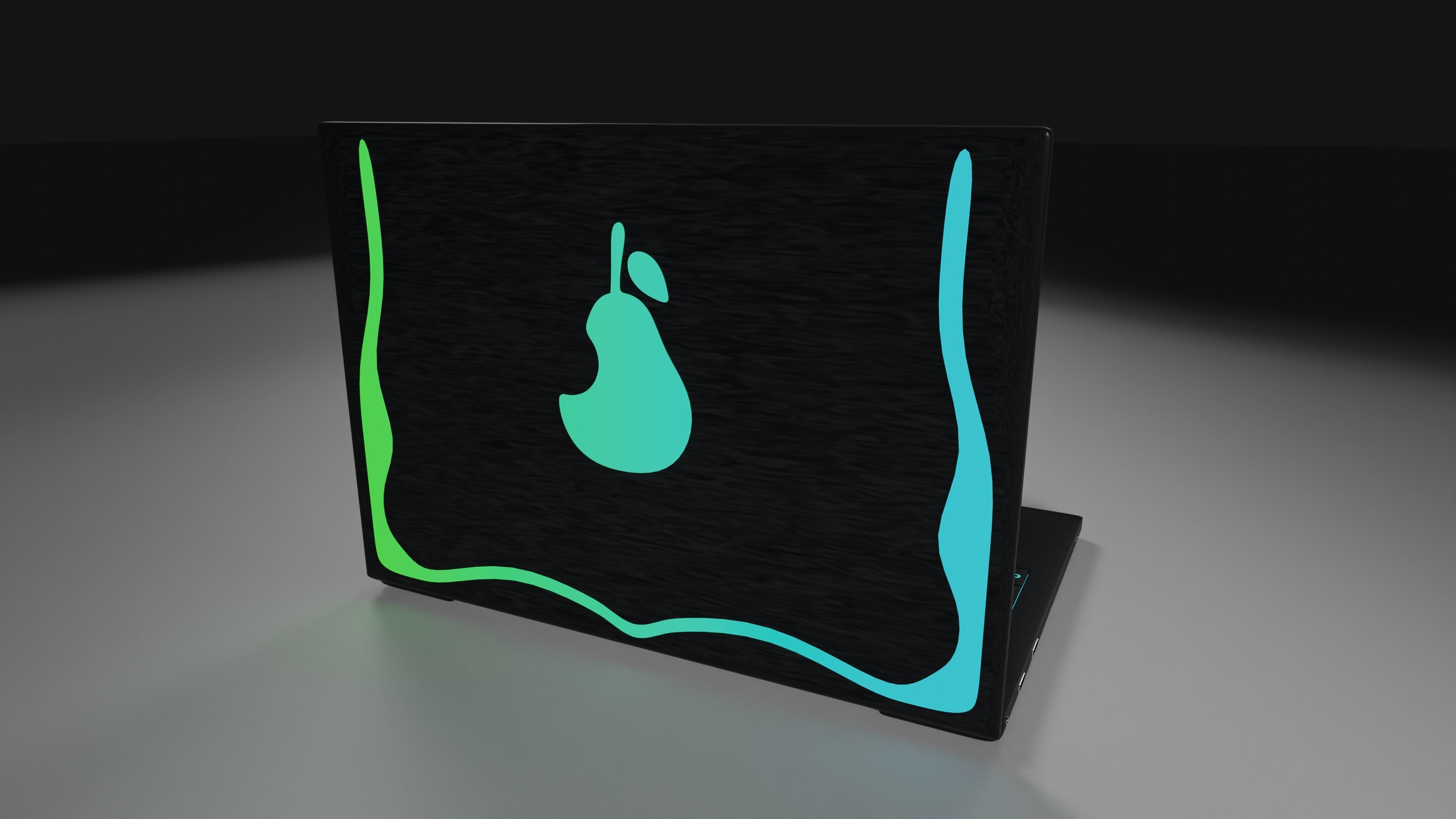 RGB Gaming Laptop 3D model_4