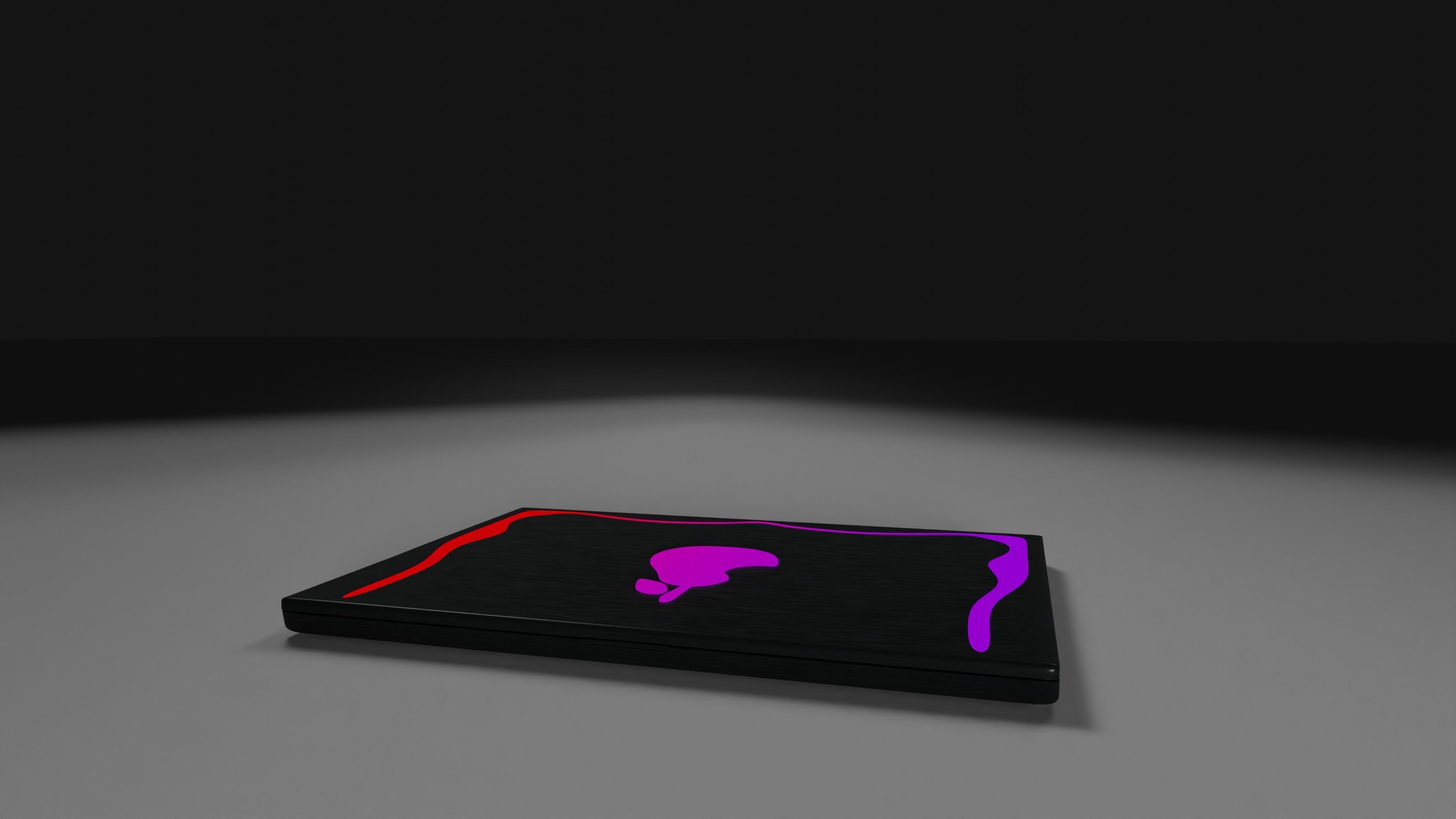RGB Gaming Laptop 3D model_6