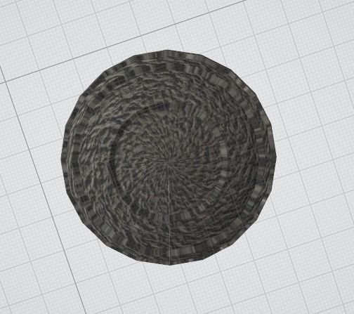 Lowpoly Lined Bomb Free low-poly 3D model_2