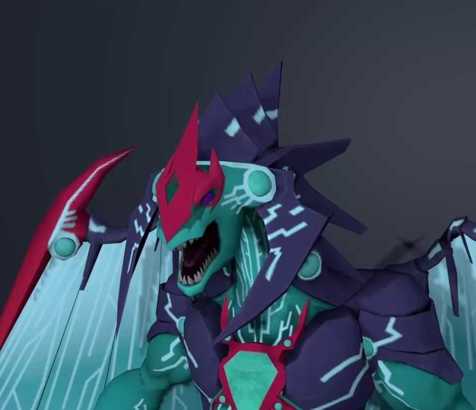 galaxy photon dragon 3D model_0