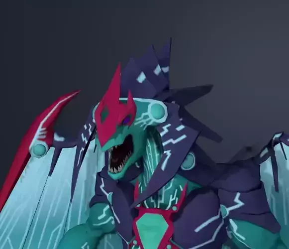 galaxy photon dragon 3D model