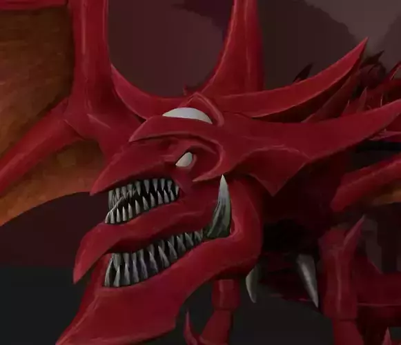 slifer the sky dragon 3D model