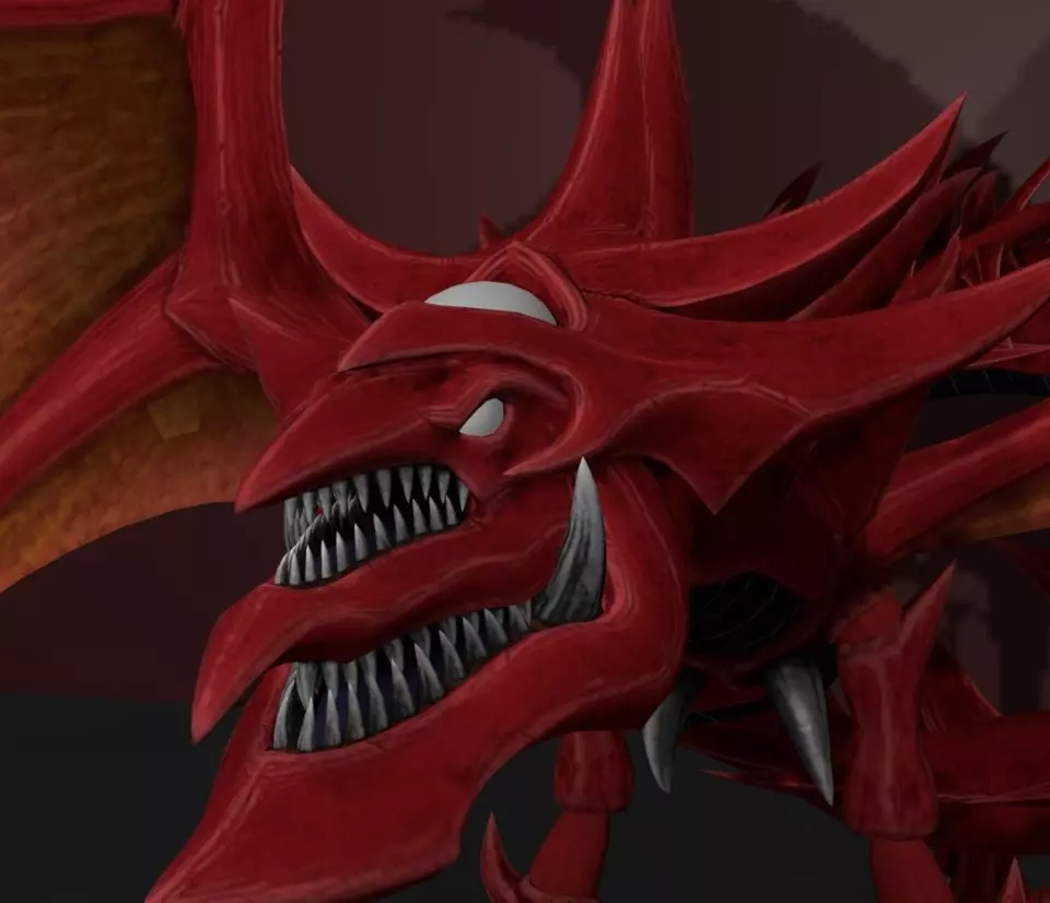 slifer the sky dragon 3D model_0
