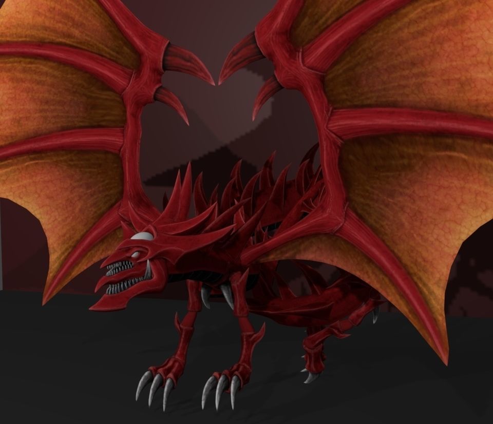 slifer the sky dragon 3D model_2
