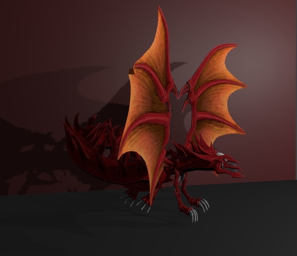 slifer the sky dragon 3D model_3