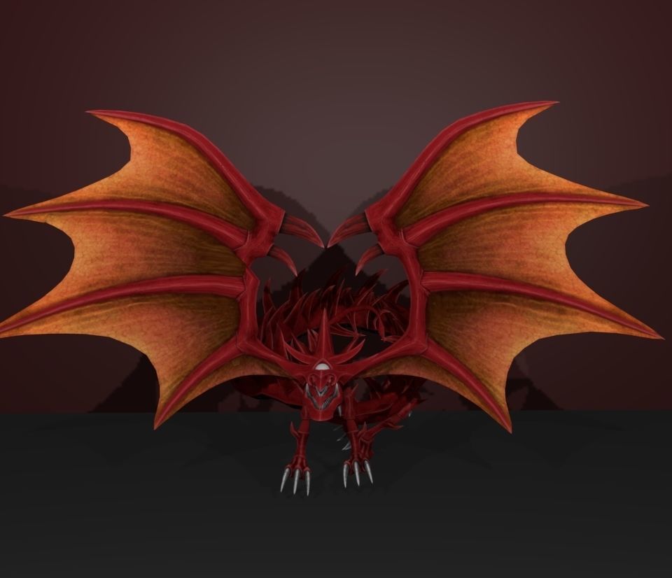 slifer the sky dragon 3D model_1