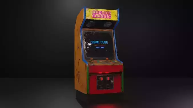 Abandoned Classic Arcade Machine