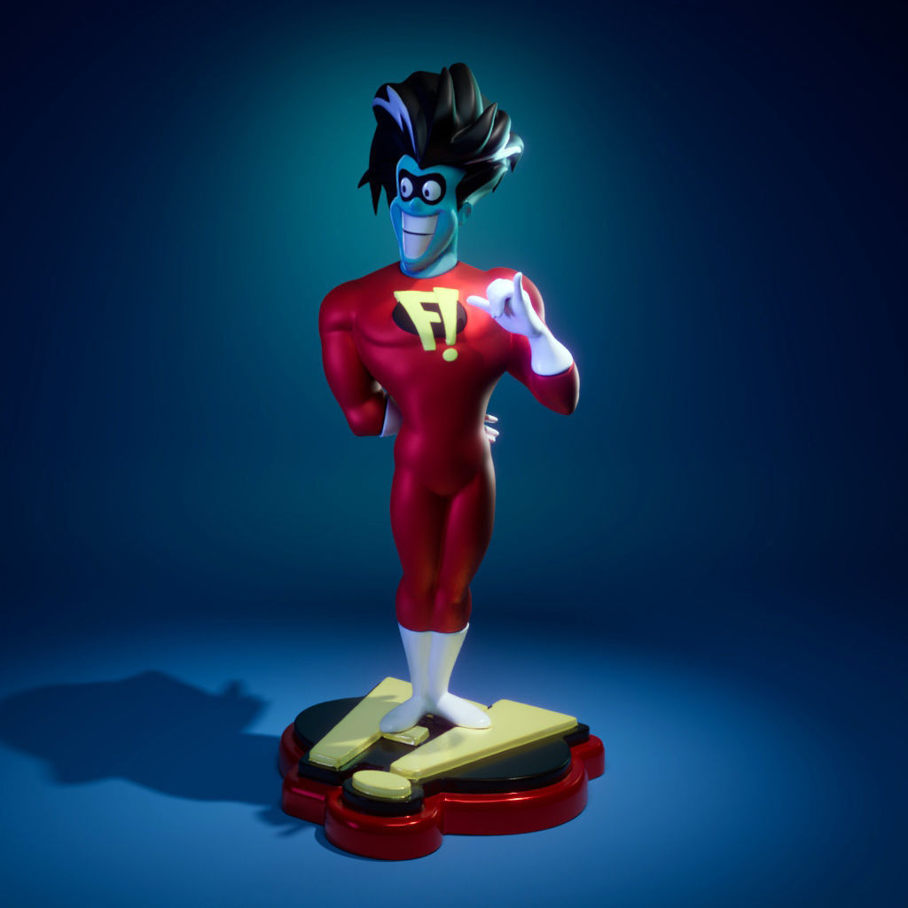 Freakazoid 3D print model_4