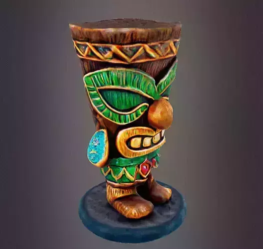 Tiki man house decor 3D print model