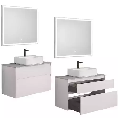 Nova Lite 100 White 2 drawers