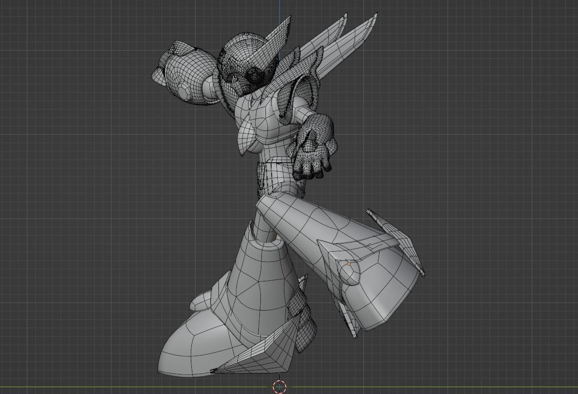 Megaman Falcon Armor - Mega Man X5 3D model_12