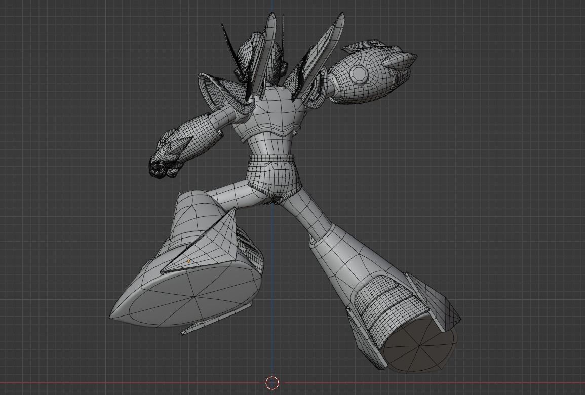 Megaman Falcon Armor - Mega Man X5 3D model_13