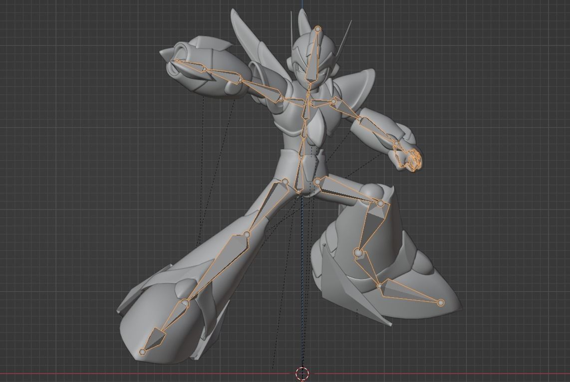 Megaman Falcon Armor - Mega Man X5 3D model_15