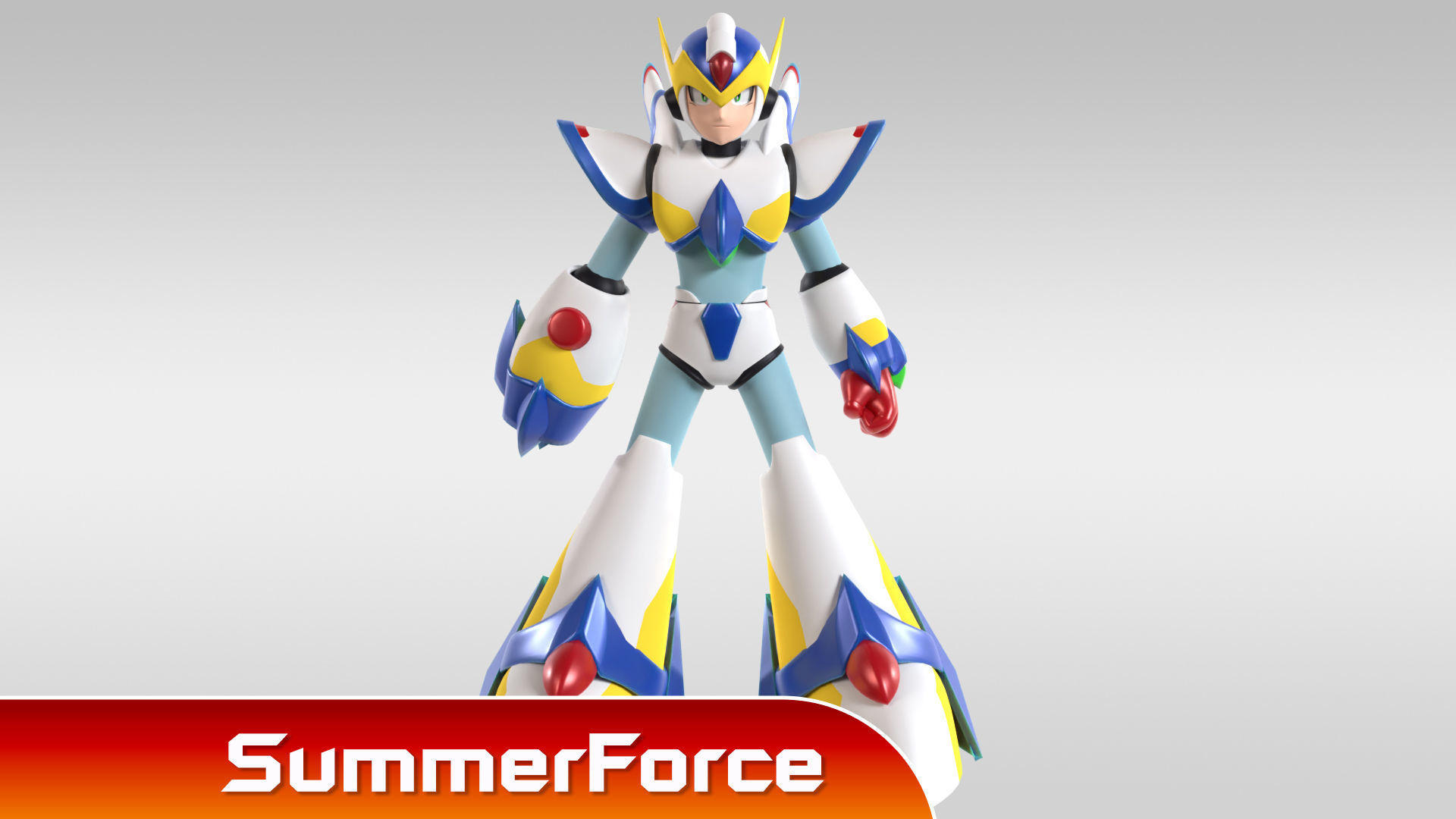 Megaman Falcon Armor - Mega Man X5 3D model_3