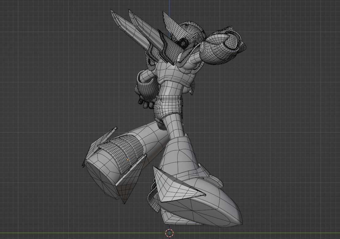 Megaman Falcon Armor - Mega Man X5 3D model_14