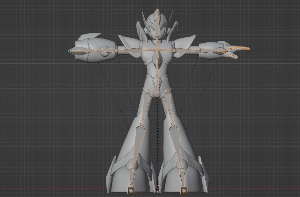 Megaman Falcon Armor - Mega Man X5 3D model_16