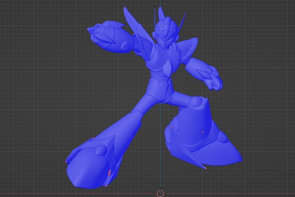 Megaman Falcon Armor - Mega Man X5 3D model_17