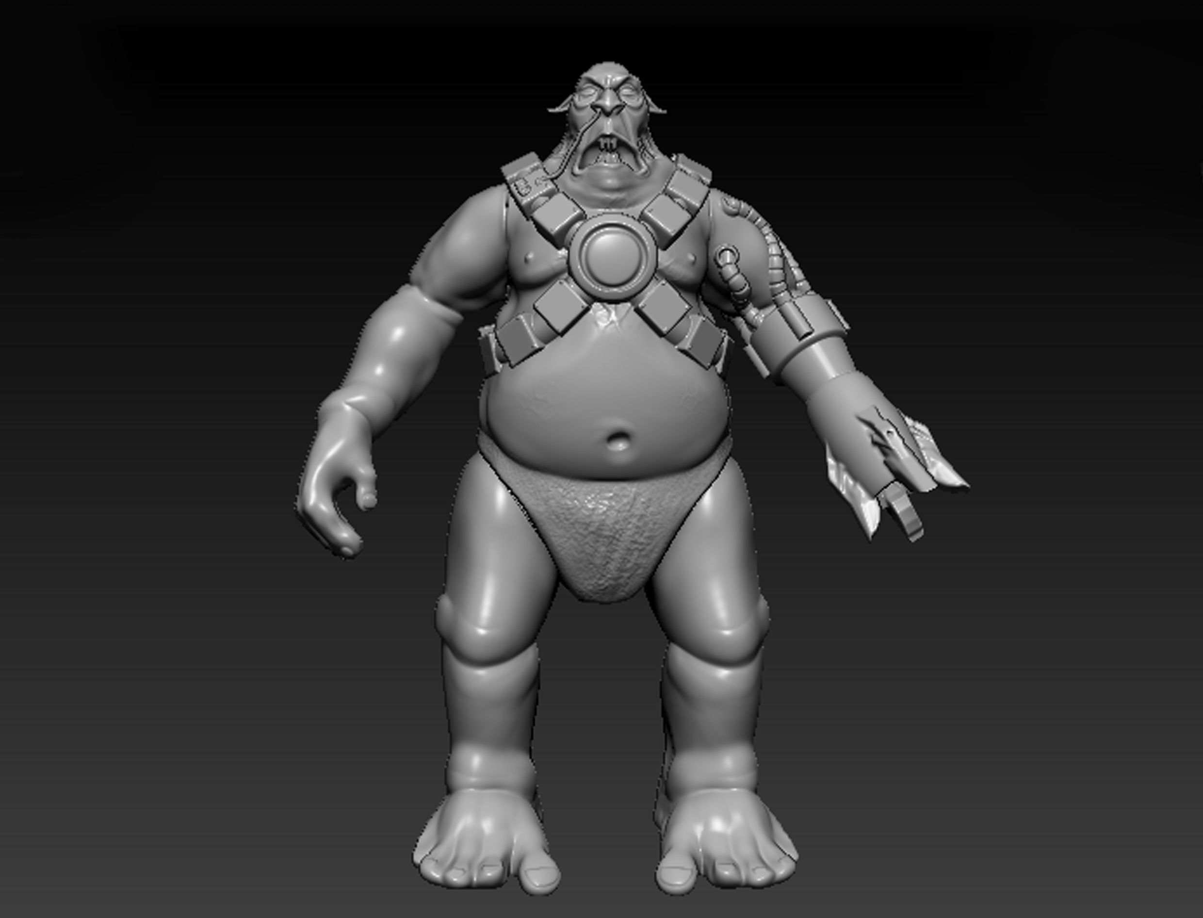 NEELVAN MONSTER WARRIOR - STAR WARS CLONE WARS TARTAKOVSKY 3D print model_1