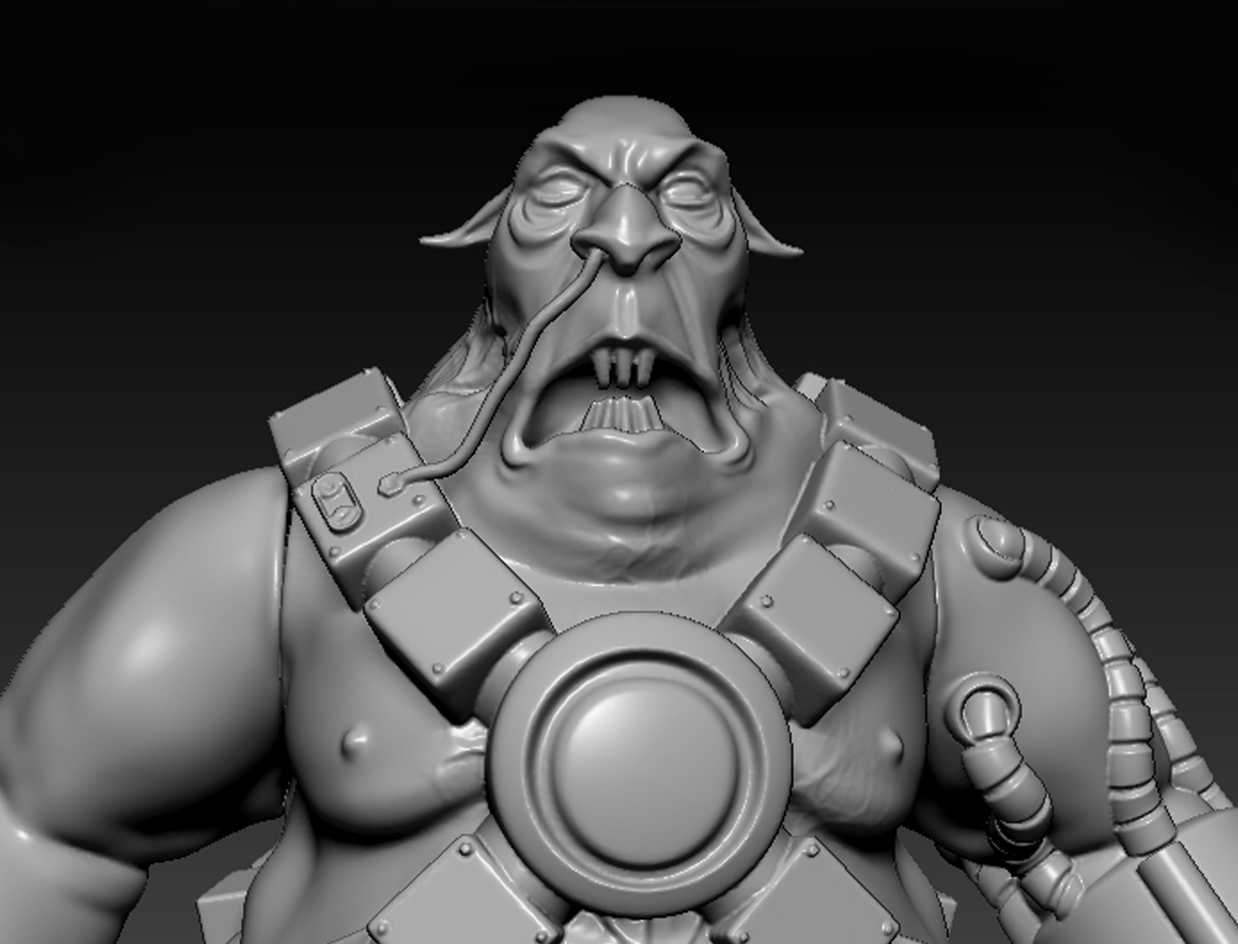 NEELVAN MONSTER WARRIOR - STAR WARS CLONE WARS TARTAKOVSKY 3D print model_2