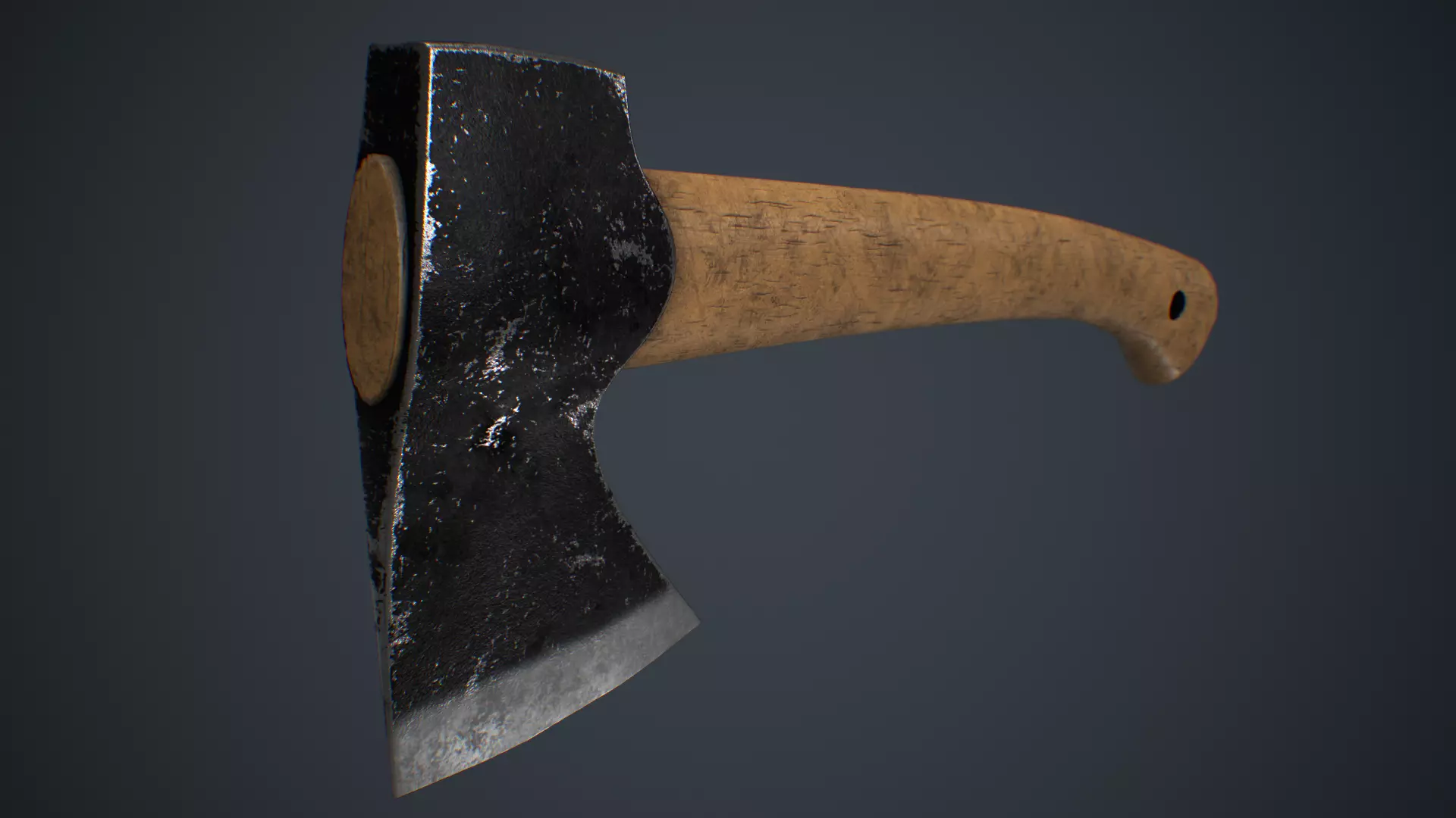 Survival Axe Free 3D model_0