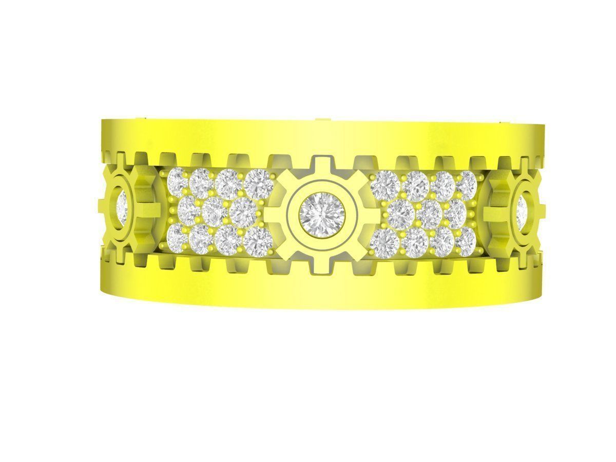 A4644 Diamond Wheel Gear Ring 3D Model 3D print model_1