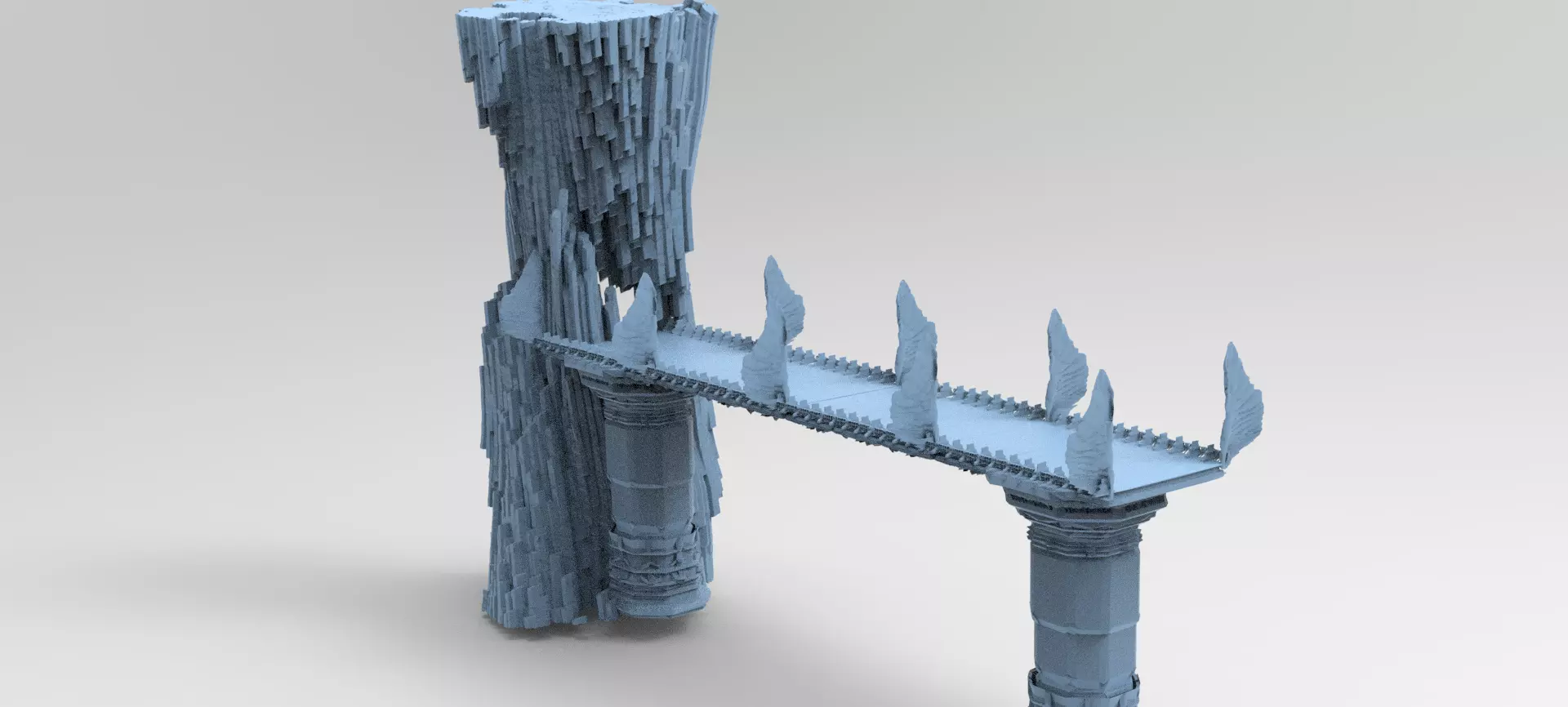 Desert Crusades Holy Grail tower 3D model