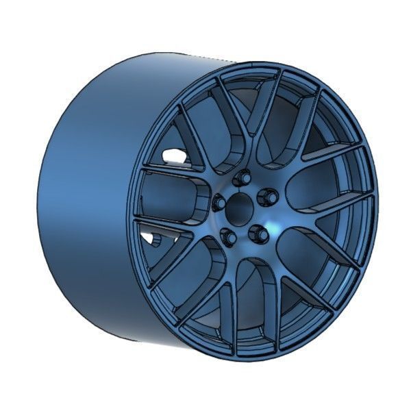 ENKEI RAIJIN RIMS FOR DIECAST 64 SCALE 3D print model_1