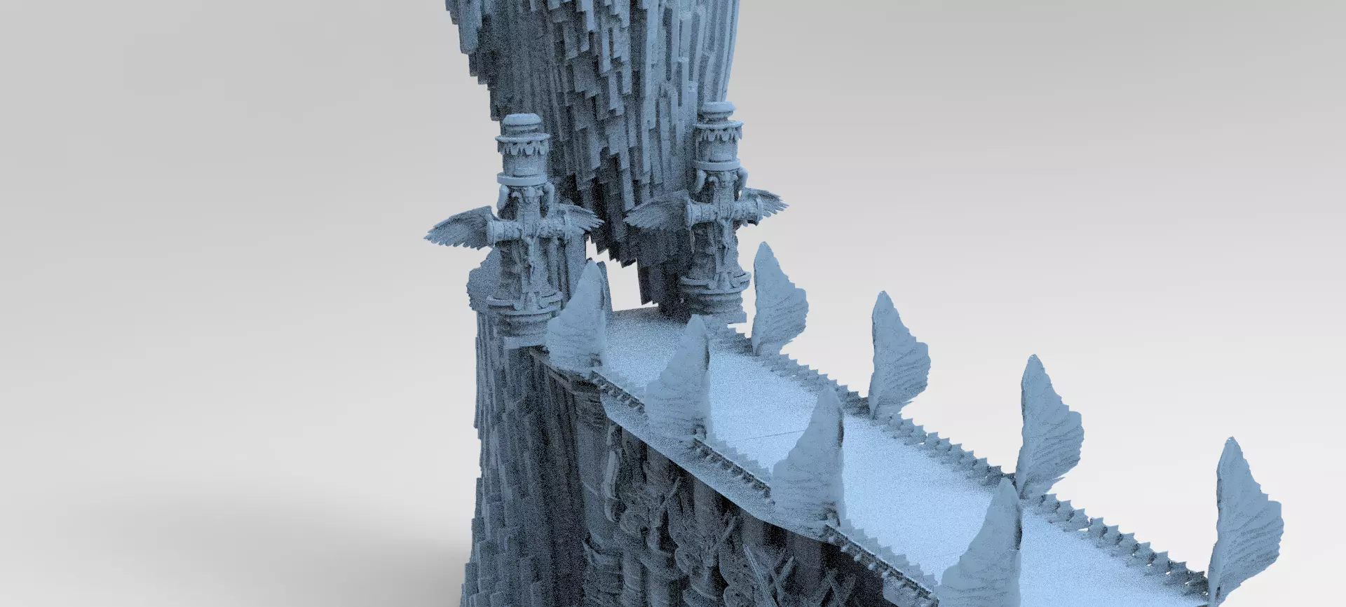 Desert Crusades Grail Cross Bridge 3D model