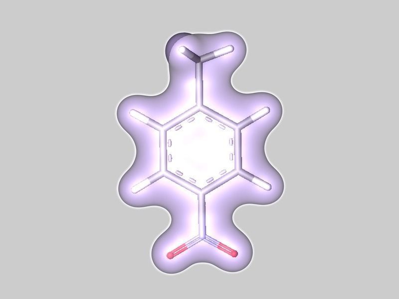 Collection of toluene nitrotoluene and trinitrotoluene TNT 3D model_8