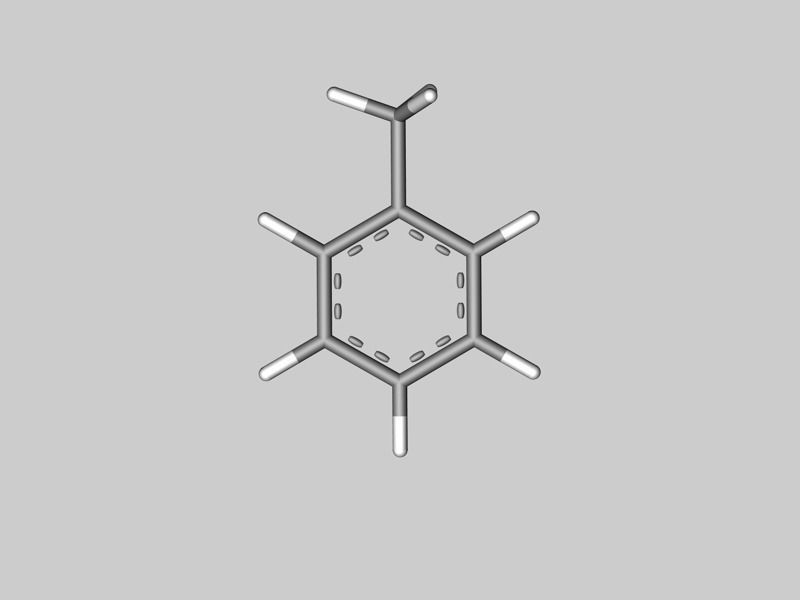 Collection of toluene nitrotoluene and trinitrotoluene TNT 3D model_19
