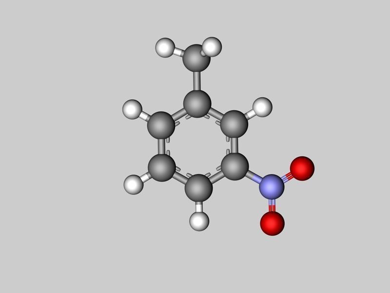 Collection of toluene nitrotoluene and trinitrotoluene TNT 3D model_11
