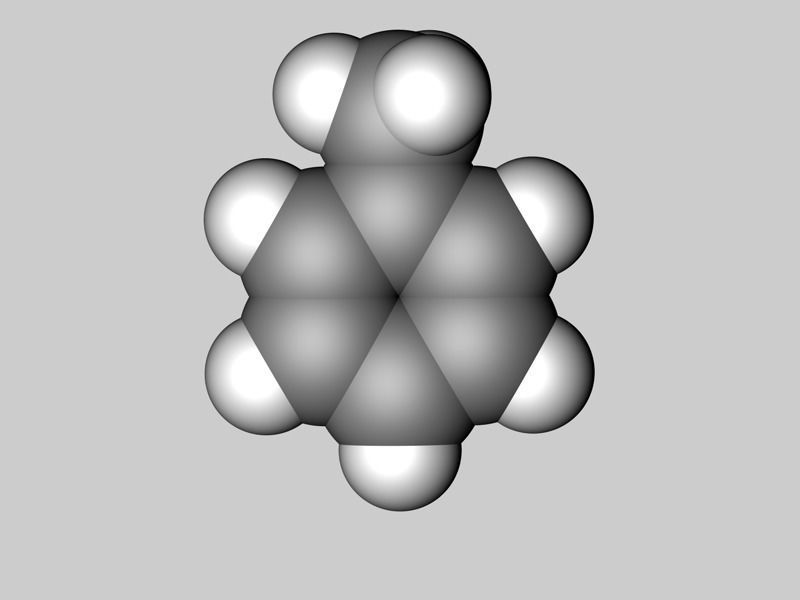 Collection of toluene nitrotoluene and trinitrotoluene TNT 3D model_21