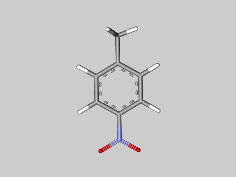 Collection of toluene nitrotoluene and trinitrotoluene TNT 3D model_9