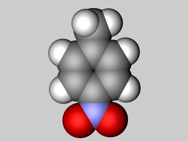 Collection of toluene nitrotoluene and trinitrotoluene TNT 3D model_6