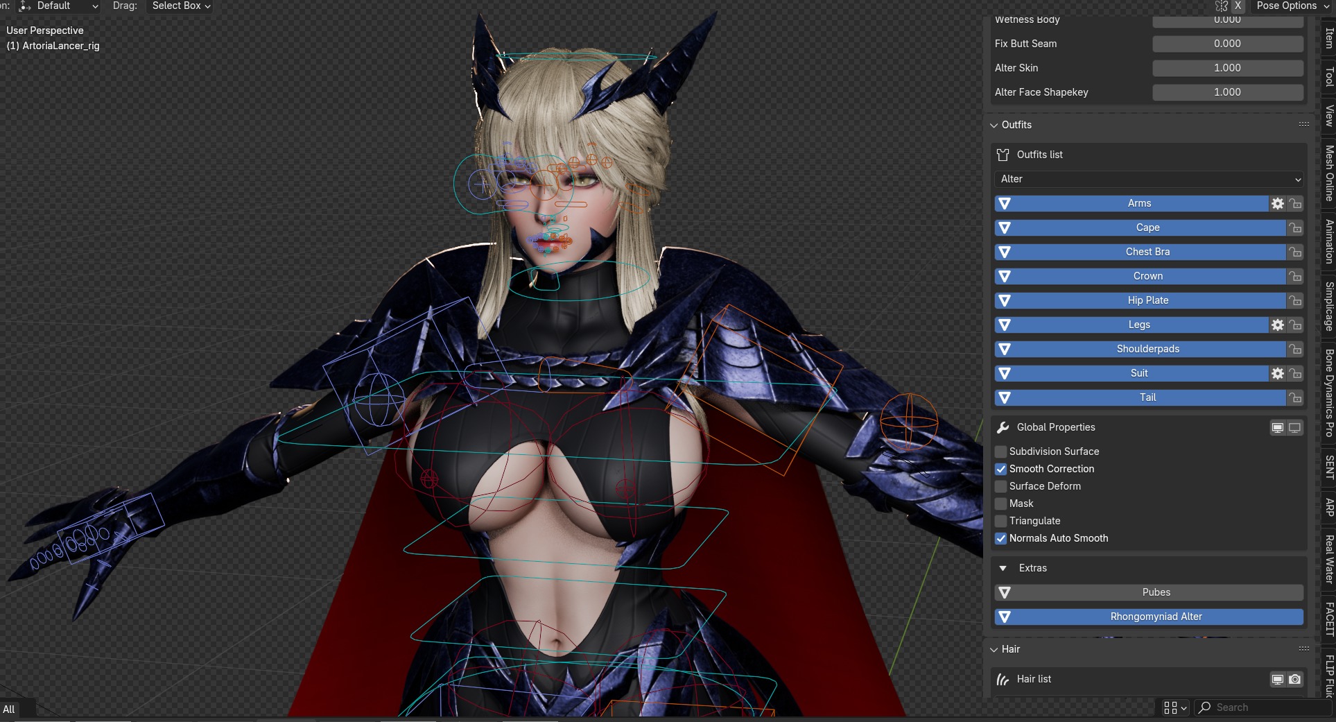 Artoria Pendragon Lancer - Game Ready Low-poly 3D model_23