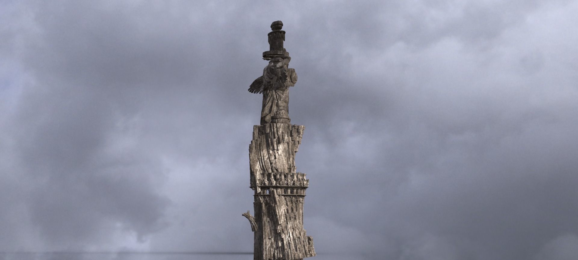 King Richards Crusade Cross  3D model_1