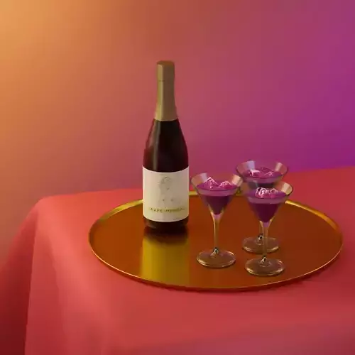 Cocktail Drink Custom 3d Model