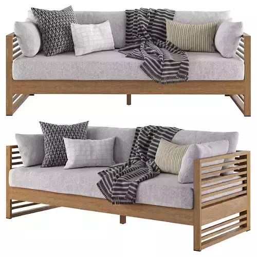 Sofa Santa Fe Slated 3D model
