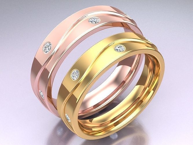 Wedding Rings - N112949 3D print model