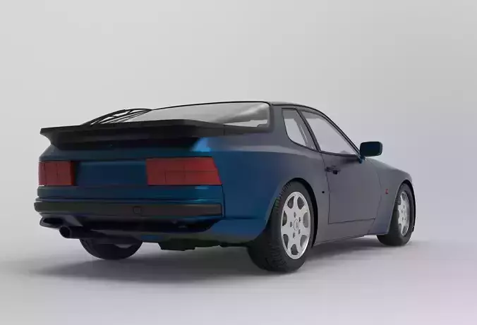 PORSCHE 944 Printable 3D print model
