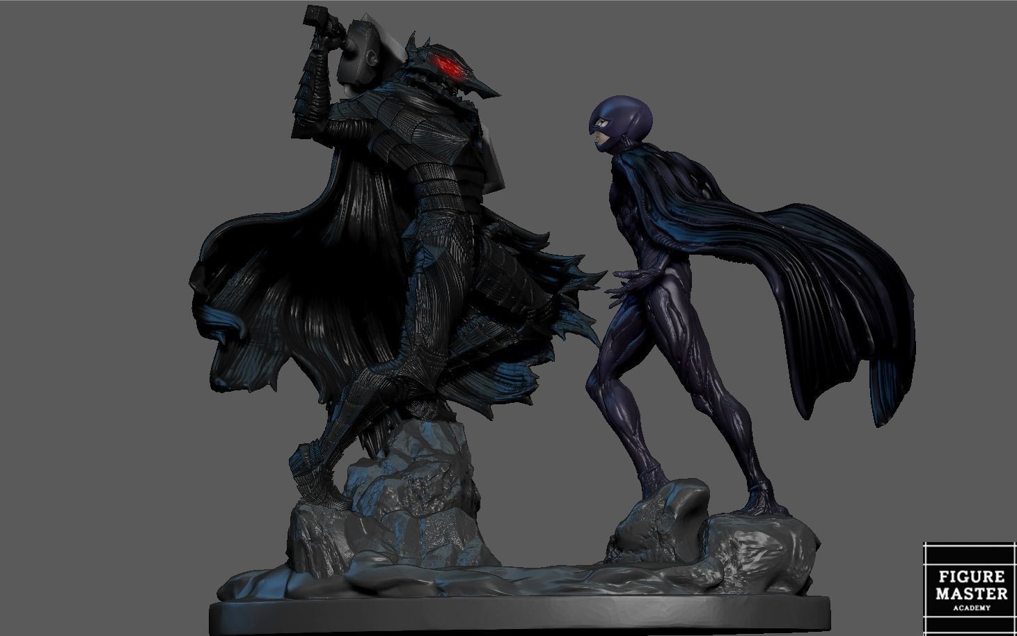 BERSERK GUTS VS FEMTO FANTASY ANIME SWORD CHARACTER 3D print model_5