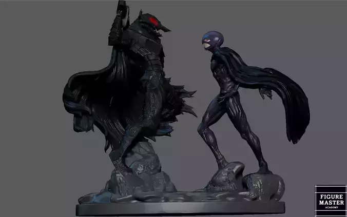 BERSERK GUTS VS FEMTO FANTASY ANIME SWORD CHARACTER