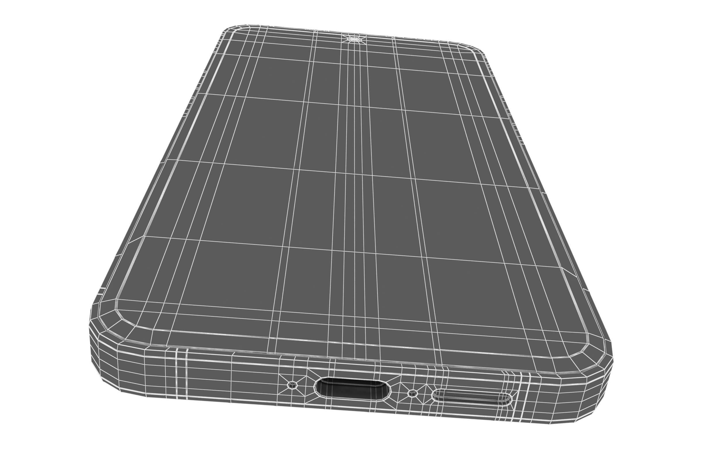 Samsung Galaxy A55 5G Black 3D model_19