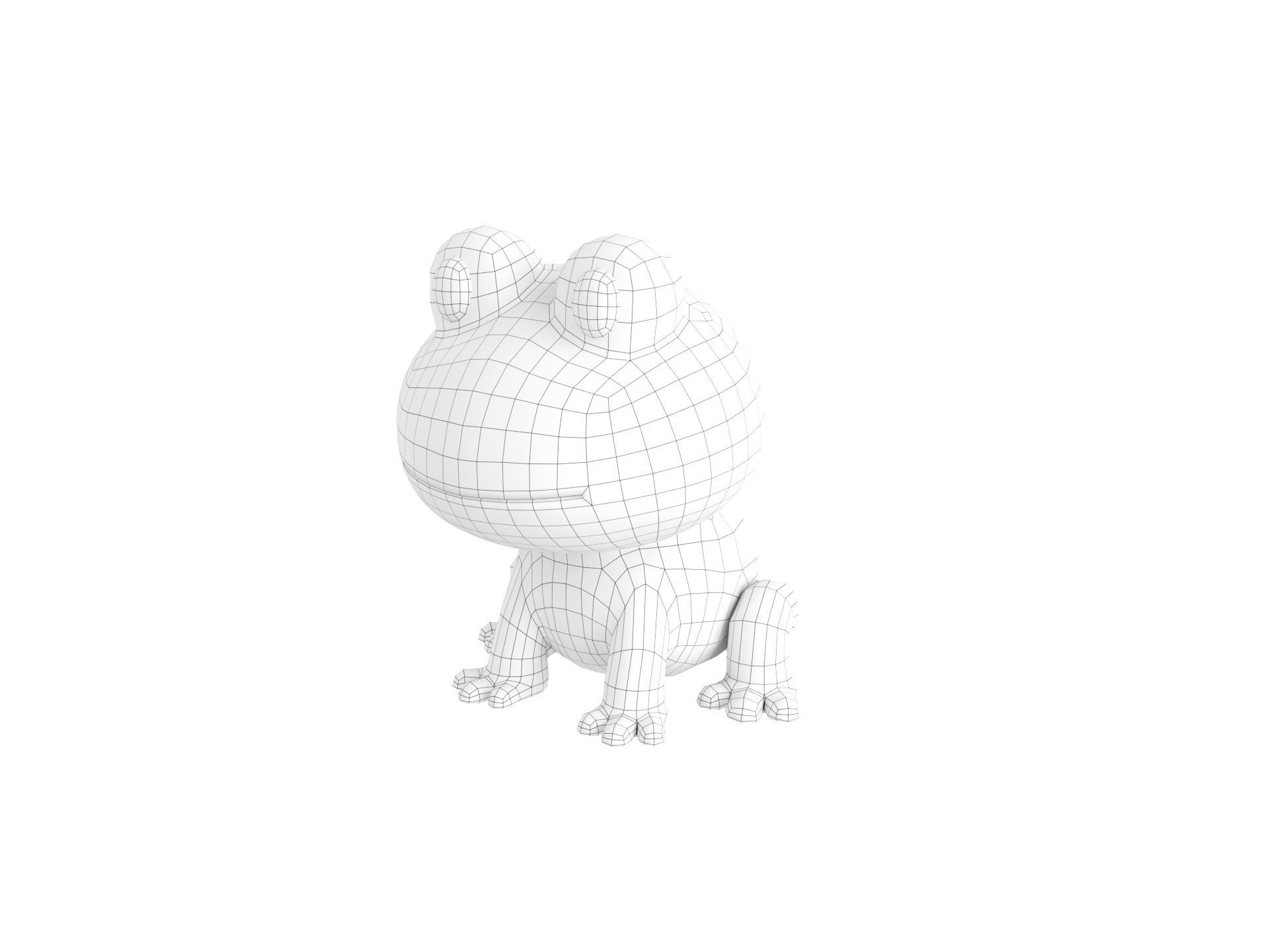 Character287 Frog 3D model_32